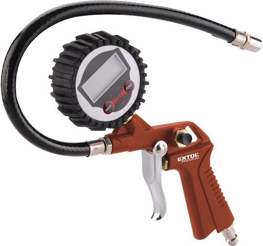 Pistol Umflare Anvelope Extol Premium Manometru de Presiune 1/4"