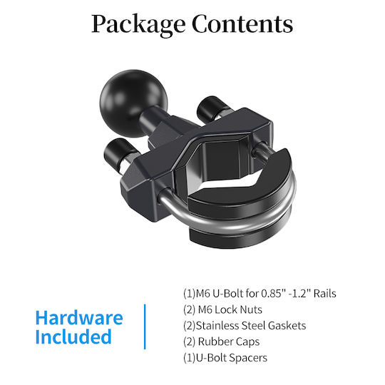 LanParte Ball for Motorcycle Mobile Mount