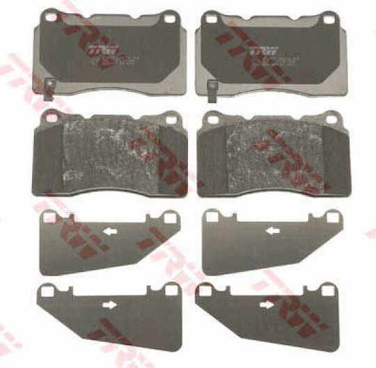 Set Plăcuțe De Frână Auto Partea Din Față Înălțime Disc 77.3 Mm Lățime 131.8 Mm Grosime 14.8 Mm Chevrolet Chrysler Dodge Mitsubishi Opel