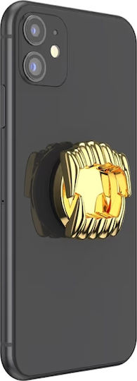 PopSockets PopSocket Say Cheese Адхезивен Грип Magsafe Стойка за Телефон Златист 806072