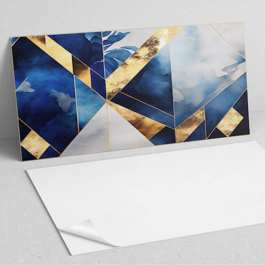 Autocolante Decorative Pentru Plăci de Faianță Din Vinil Imprimare Geometrică Nuanțe 10x40x20 Cm