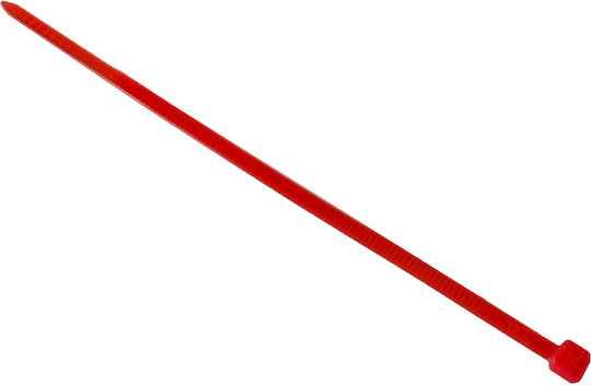 Tretytka Plastic Cable Tie 100mmx2.5mm In Red Colour 1 Piece