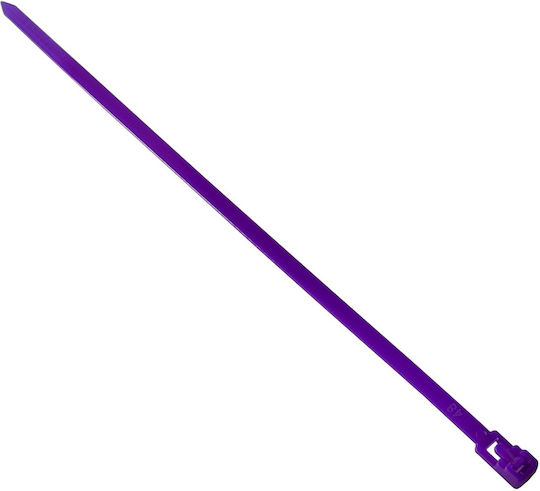 Tretytka Plastic Cable Tie 200mmx4.8mm In Purple Colour (1 Piece)