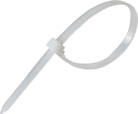 Tretytka Plastik Kabelbinder 200mmx4,8mm in Weiß Farbe (1Stück)