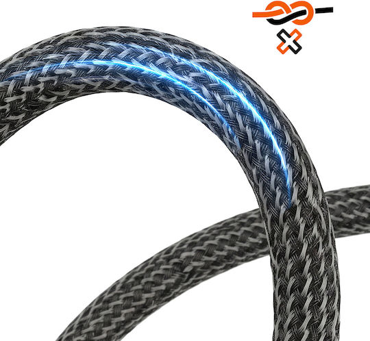 Linq Audio Cable Usb-c To Jack 3.5mm Car Radio Speaker Braided 1m Black
