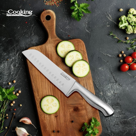 Heinner Μαχαίρι Santoku από Ανοξείδωτο Ατσάλι 18cm