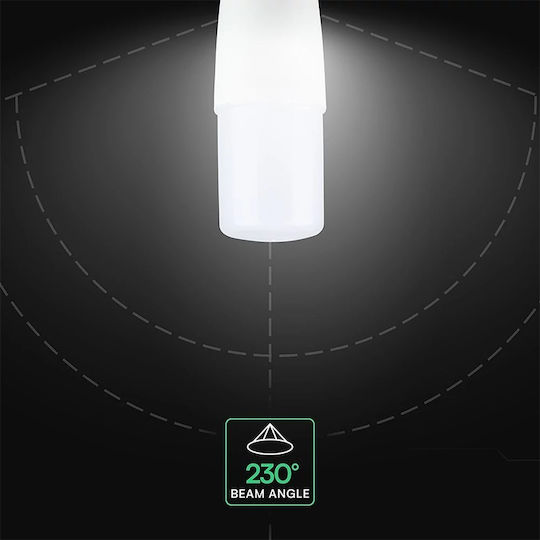 V-TAC Lampă LED 7.5W 100mm pentru Dulie E14 și Formă T37 Alb Rece 660lm
