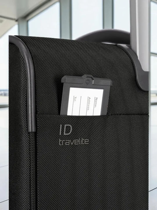 Travelite Reisegepäck Kabinen Stoff Schwarze Höhe 55cm