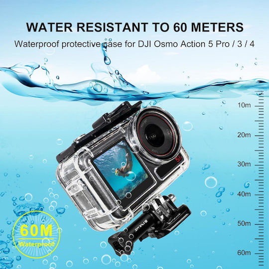 Wasserdichte Actionkamera-Hülle Dji Osmo Aktion 3 4 5 Pro