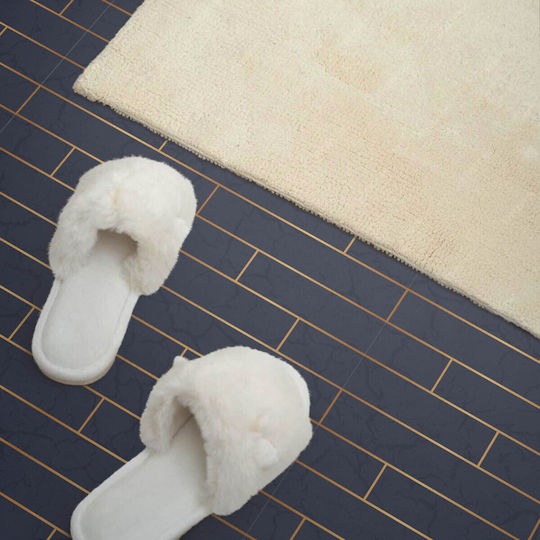 Vinyl Tile Set Wall Texture Brick Print 4x50x50 Pieces