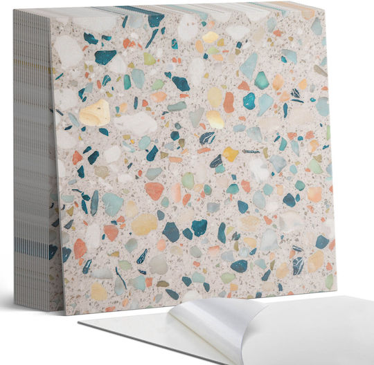 Vinyl Tiles Kitchen Pattern Multiple Stones 20x20x20 cm