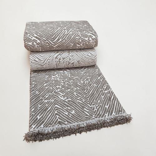 Linea Home Berre Ριχτάρι Τετραθέσιου Καναπέ Chenille 180x320εκ. Μοκα