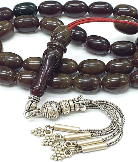 Roloi Komboloi Worry Beads with 33 Beads Made of Mastic Length 36cm