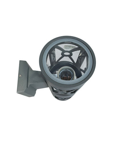Epiplo-Fos Wall-Mounted Outdoor Light E27 Double Beam 10x10x26cm Epiplo-Fos Wall-Mounted Outdoor Light E27 Double Beam 10x10x26cm