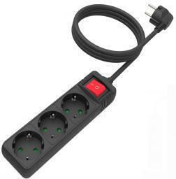 Sonora Power Strip 3 Sockets with Switch and Cable 1.5m