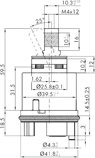 Battery Mechanism Φ42 K42d