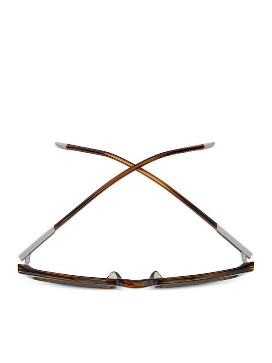 Boss Women’s Sunglasses with Brown Horn-Rimmed Frame and Brown Lens HG 1400 G
