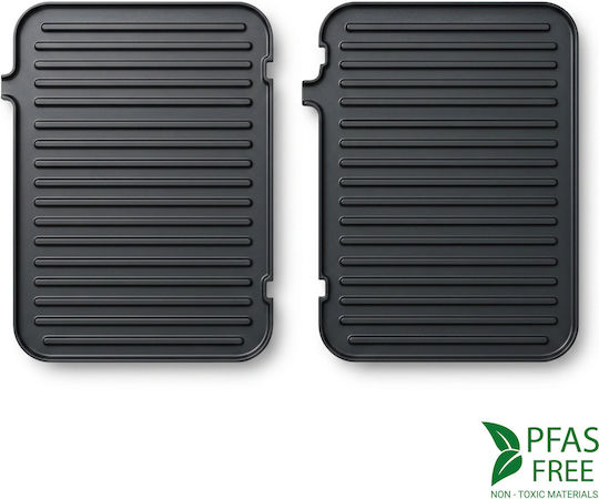 Rohnson Сандвич мейкър Грил с Разделяеми плочи 2200W Inox