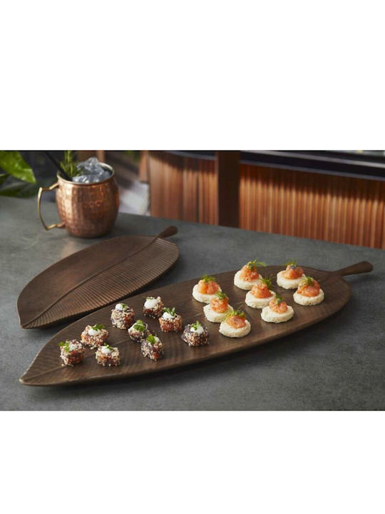 Melamine Brown Serving Platter 25cm