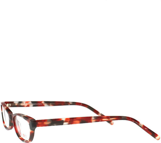 Tipi Diversi Tdl9102 05 Red Acetate Prescription Eyeglass Frames