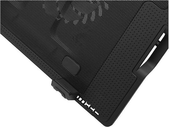 Cooling Pad for Laptop up to 17" with 1 Fan and Lighting AT06192