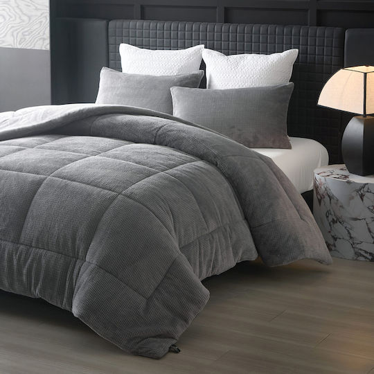 Liolios Home Tokyo Σετ Μαξιλαροθήκες Lt. Grey 50x70εκ.