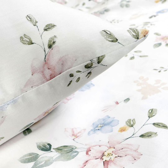 Darymex Cotton Duvet Cover Set 180x200cm Double With White Pillowcase