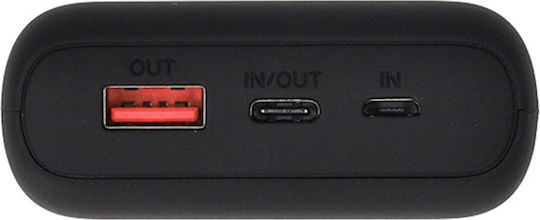 123accu Power Bank 20000mAh 20W με Θύρα USB-A και Θύρα USB-C Power Delivery Μαύρο