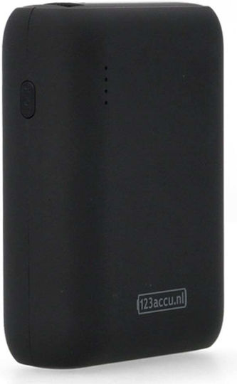 123accu ADR00364 Baterie externă 10000mAh 20W cu Port USB-A și Port USB-C Power Delivery Negru