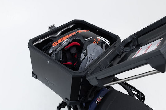 Set Case Mounts Topcase Sw-motech Trax Adv Cfmoto 450mt Black