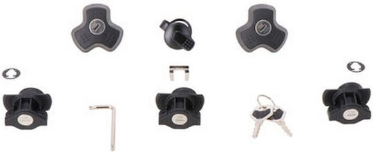 Sw-motech Dusc Case Mounting Set for BMW R 1250 GS Adv Black