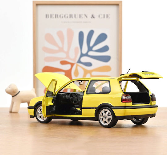 Model Mașină Volkswagen Golf Gti 1994 Galben Scara 1:18 Norev