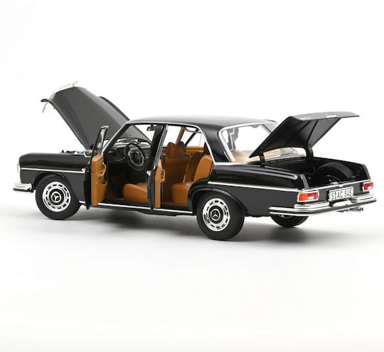 Model Mașină Mercedes Benz 280 Se 1968 Negru Scara 1:18 Norev
