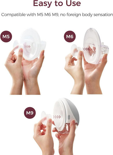 Set 4 flanșe 19 mm Momcozy M5 M6 M9 pentru pompe de sân