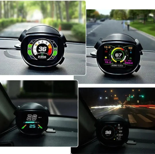 Mizoo Digitales Instrument Obd2 Head Up Display Tachometer RPM-Zähler Für Auto 4002-99
