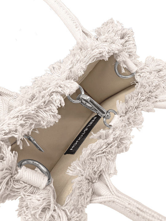 Feel & Touch Caribbean Fabric Beach Bag Beige