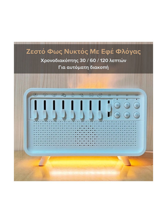 Led Aromatherapy Diffuser with Timer White 150ml ABIS-MY20