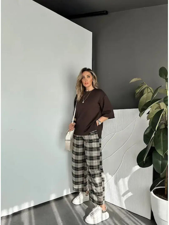 Women's Oversized Brown T-shirt