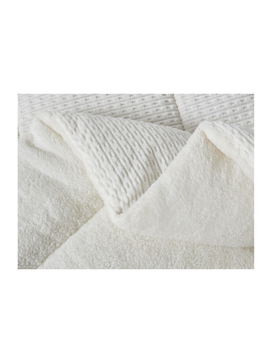 Liolios Home Sherpa Comforter Semi Double 180x240cm Sahara Off White