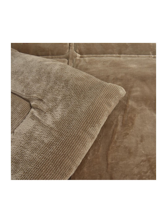 Liolios Home Sherpa Comforter Single 160x240cm Napoli Coffee