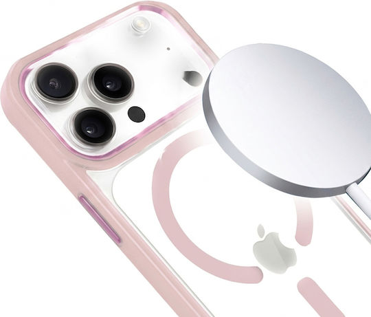 Jaym Husa Bumper Iphone 17 Pro Max Compatibil Cu Magsafe Marginile Întărite Roz