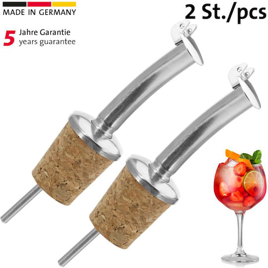 Westmark Metal Corks Natural Cork Tsipouro Oil Classic Series Bottle Pourer 17-20 Mm 42502280 Made In Germany