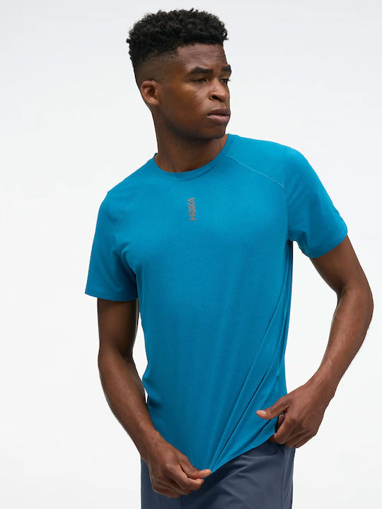 Sportliches T-Shirt Night Glow Blau