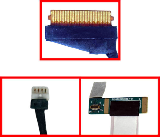 Screen Flex Cable for Laptop Lenovo Thinkpad L13 Gen 3 21b3 21b4 21b9 21ba Gen 4 21fg 21fh 21fn 21fq