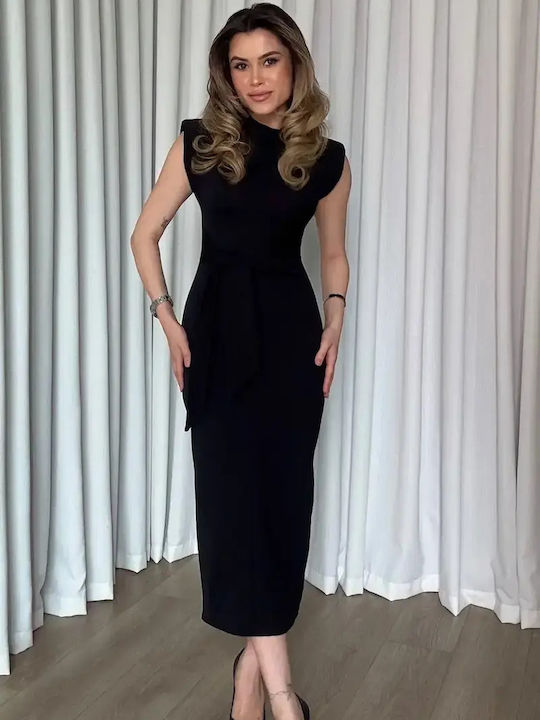 Summer Midi Dress Black