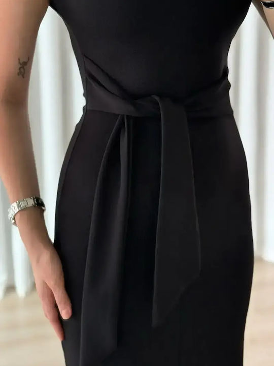 Summer Midi Dress Black