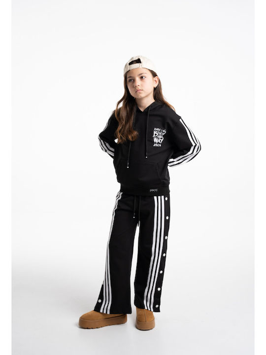 Evita Kids Tracksuits Black 2 Pieces