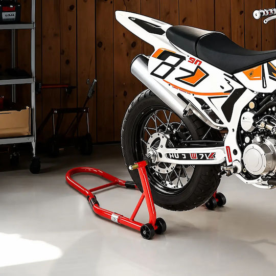 Suport universal față spate pentru motocicletă Zola suportă 450 kg reglabil 355 mm ridicare oțel