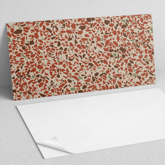 Vinyl Panel Sticker Teen Room 120x60 Cm Abstract Stone Pattern