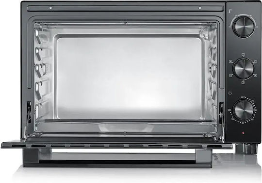 Severin Electric Countertop Oven 46lt No Burners with Hot Air Black